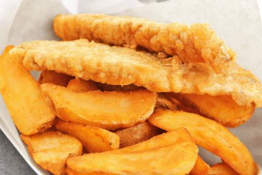 Lezzetli kızarmış balık