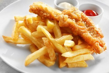 Lezzetli kızarmış balık