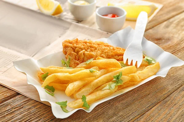 Lezzetli kızarmış balık