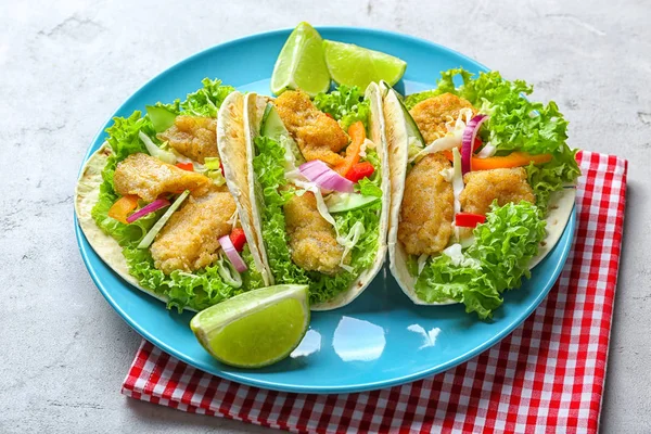 Tacos de peixe saborosos — Fotografia de Stock