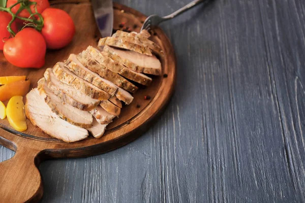 Köstliche geschnittene Putenbrust — Stockfoto