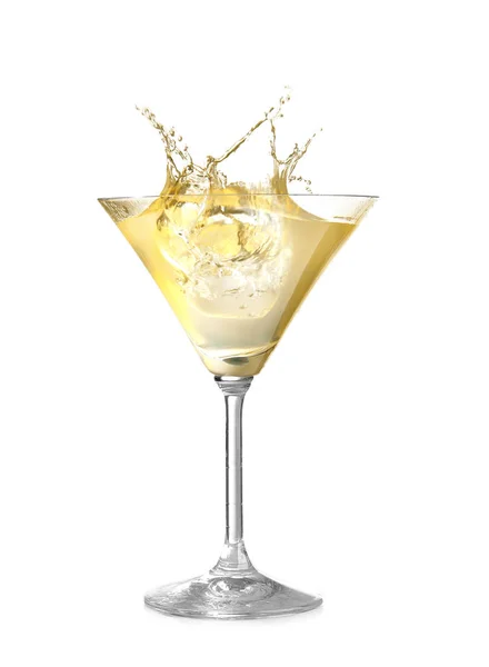 Glass of lemon drop martini — Stock Photo, Image