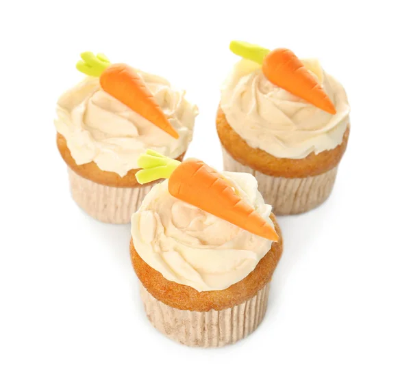 Delicious carrot cupcakes — Stock Photo, Image