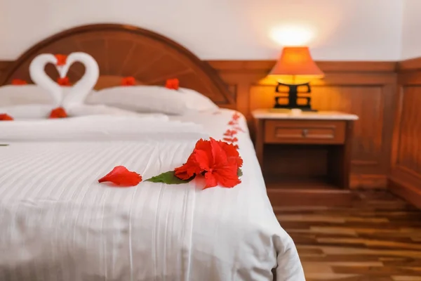 Room prepared for romantic date — Stock Photo, Image