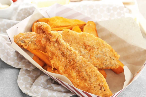 Lezzetli kızarmış balık