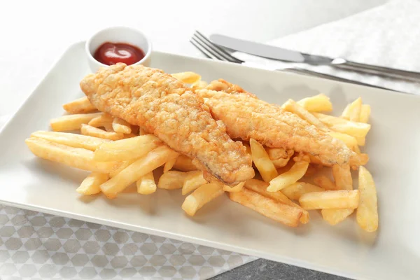 Lezzetli kızarmış balık