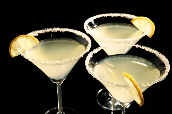 Lemon drop martini s plátky ovoce — Stock fotografie