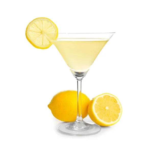 Limon damla martini cam — Stok fotoğraf