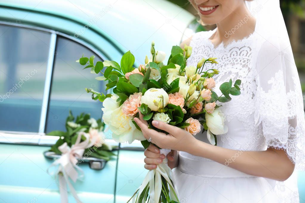 Young beautiful bride  