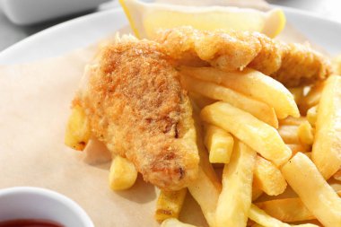 Lezzetli kızarmış balık