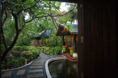 Tropikal Resort güzel Bahçe