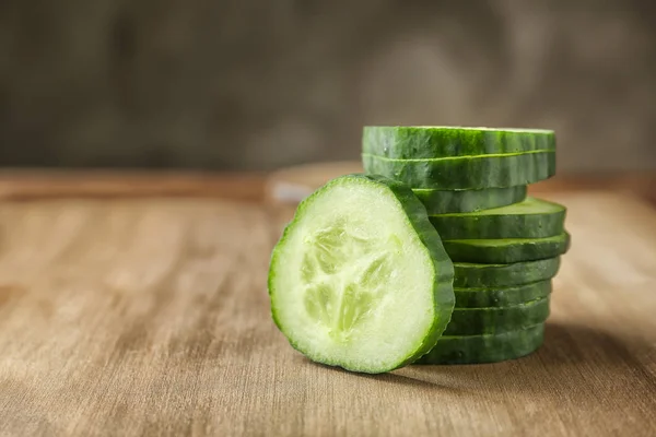 Fresh sliced cucumber — Stock Photo, Image