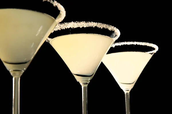 Glasögon av citron droppe martini — Stockfoto