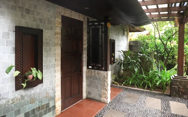 House at tropical resort