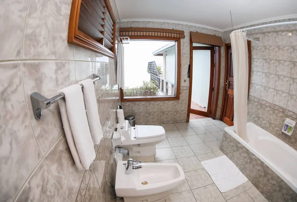 Interior of  hotel bathroom — Stock Photo, Image