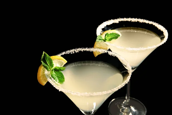 Zitronentropfen-Martini mit Fruchtscheiben — Stockfoto