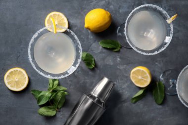 Limon damla martini gözlük