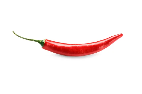 Chili peppar på vit bakgrund — Stockfoto