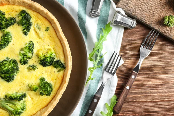 Quiche de brocoli savoureux — Photo