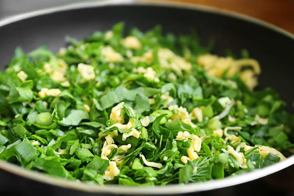 Ingrediënten voor de saus van spinazie — Stockfoto