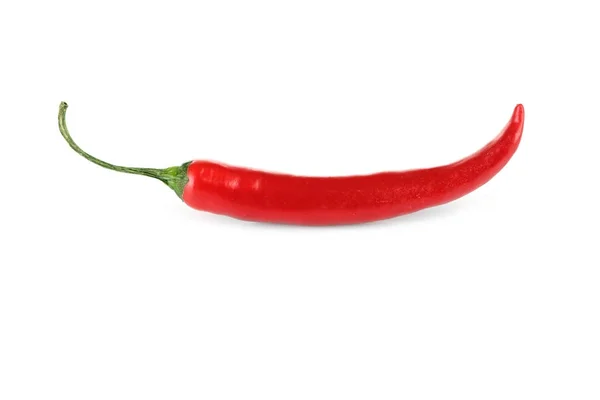 Chili peppar på vit bakgrund — Stockfoto