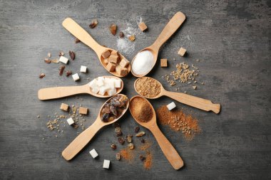 çeşitli şeker çeşitleri 