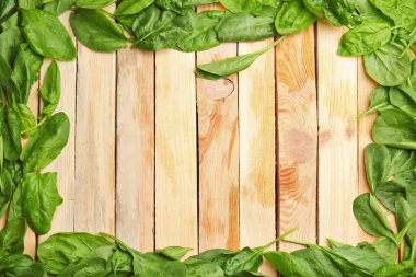 taze ıspanak yaprakları