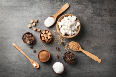 çeşitli şeker çeşitleri 