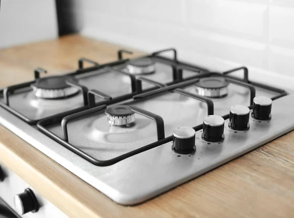 Kitchen gas stove — Stock Photo, Image