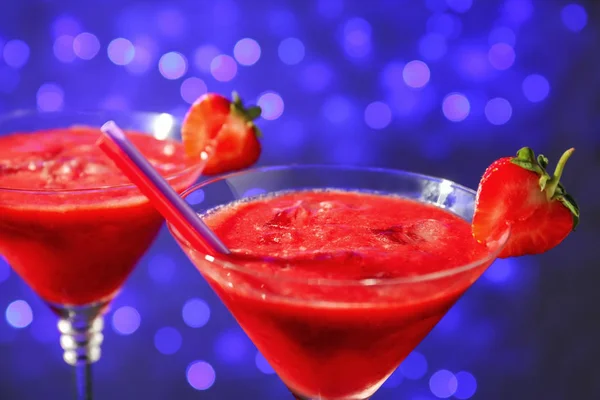 Delicious strawberry daiquiri — Stock Photo, Image