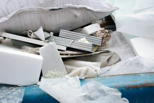 Basura de construcción, primer plano — Foto de Stock