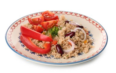 Quinoa ve domates salatası 