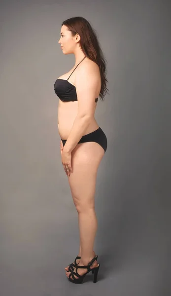 Krásná žena s nadváhou — Stock fotografie