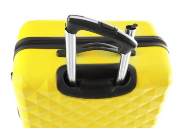 Yellow plastic luggage   clipart