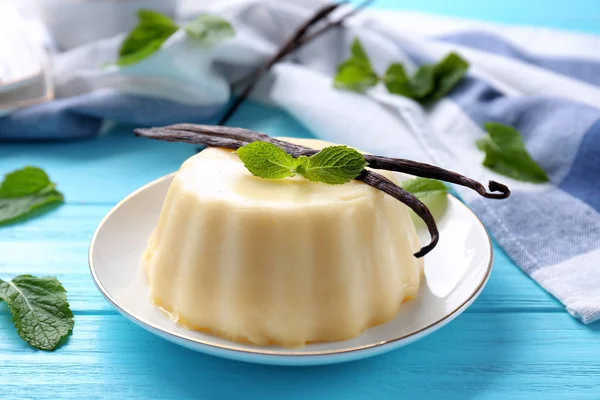 Delizioso budino alla vaniglia — Foto Stock