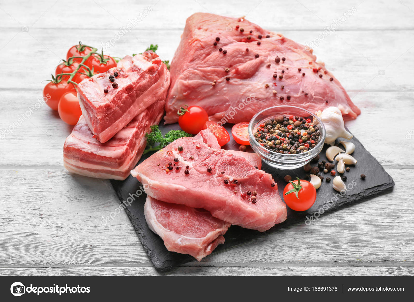 Verschiedene Fleischsorten Stockfoto C Belchonock