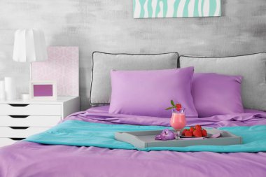 Modern iç leylak aksanıyla