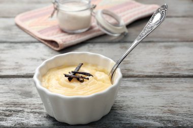 Seramik kase vanilya puding 