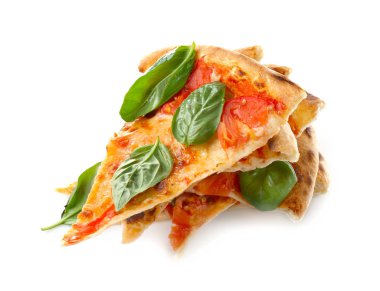 Fesleğenli lezzetli pizza