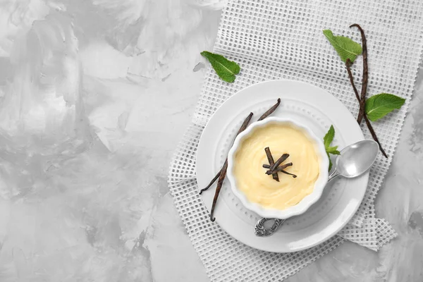 Seramik kase vanilya puding 