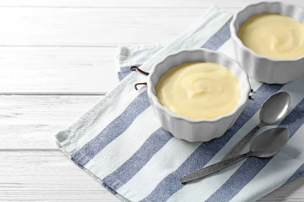 Seramik kase vanilya puding 