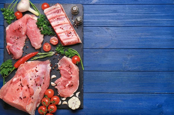 Different types of meat — Stock Photo, Image