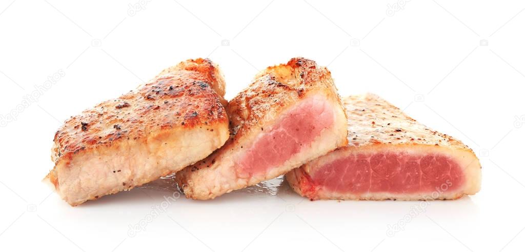 Tasty grilled steaks