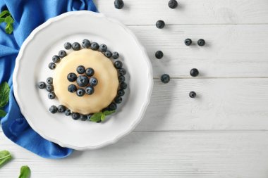 lezzetli vanilyalı puding