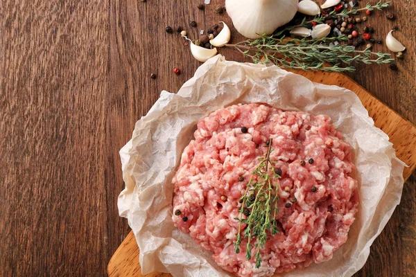 Fresh minced meat — Stock Photo, Image