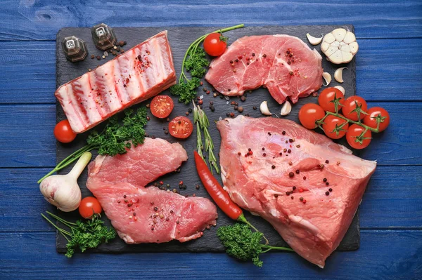 Different types of meat — Stock Photo, Image