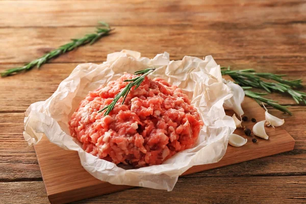 Carne macinata fresca — Foto Stock