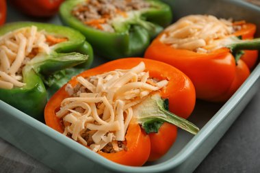 Quinoa biber dolması