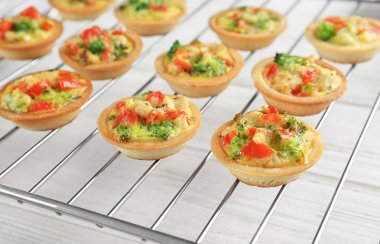 Brokoli kiş tartlets 