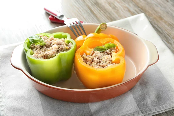 Quinoa stuffed peppers — Stock Photo, Image